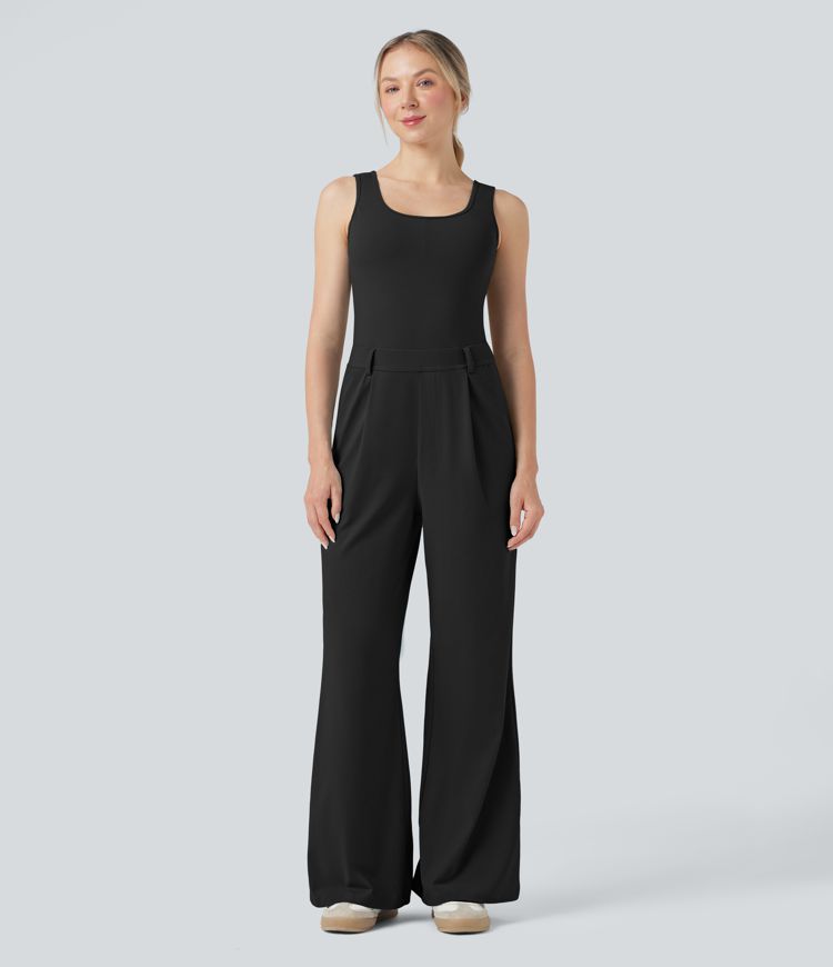 Legerer Crossover-Jumpsuit mit Taschen – Easy Peezy Edition