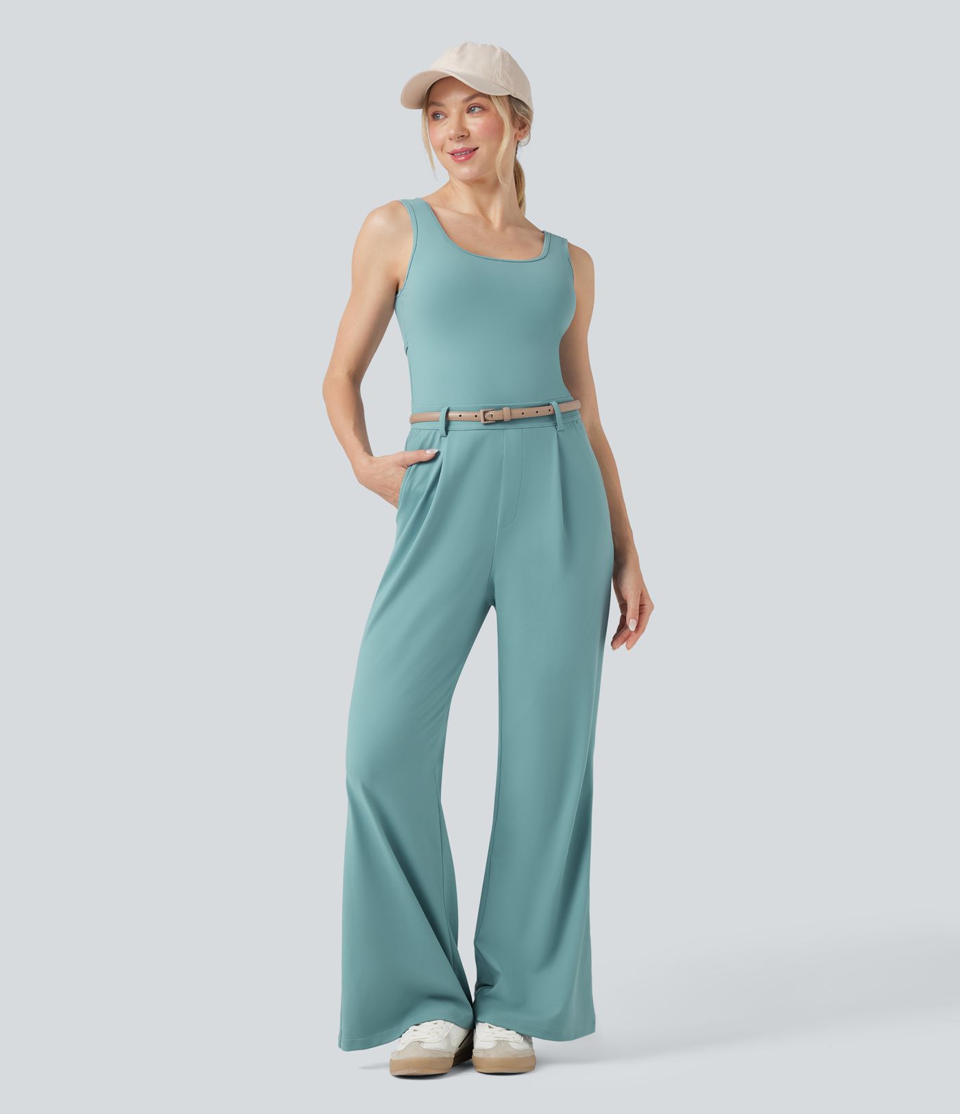 Legerer Crossover-Jumpsuit mit Taschen – Easy Peezy Edition