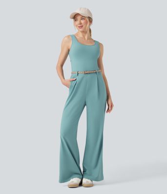Legerer Crossover-Jumpsuit mit Taschen – Easy Peezy Edition