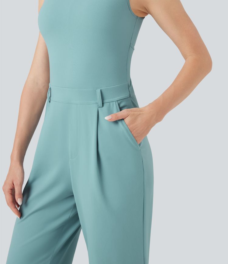 Legerer Crossover-Jumpsuit mit Taschen – Easy Peezy Edition