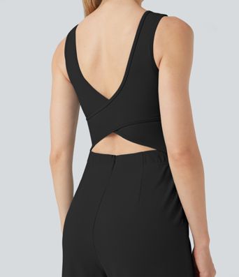 Legerer Crossover-Jumpsuit mit Taschen – Easy Peezy Edition