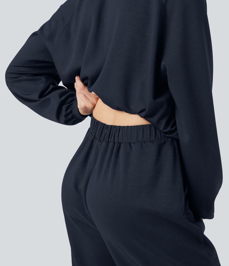 Hooded Long Sleeve Casual Jumpsuit with Pockets-Easy Peezy