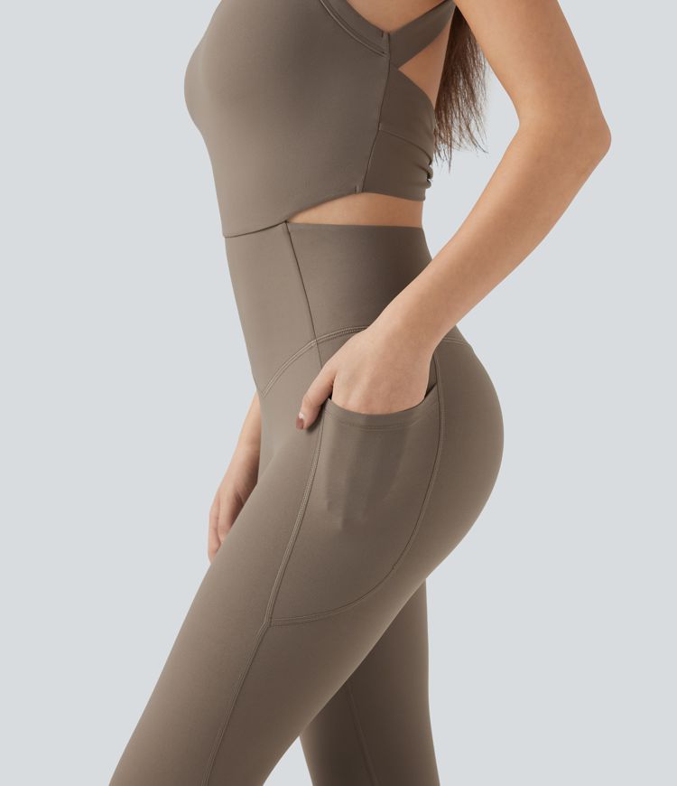 Halara UltraSculpt™ Tummy Control Training Jumpsuit with Pockets-Easy Peezy Edition
