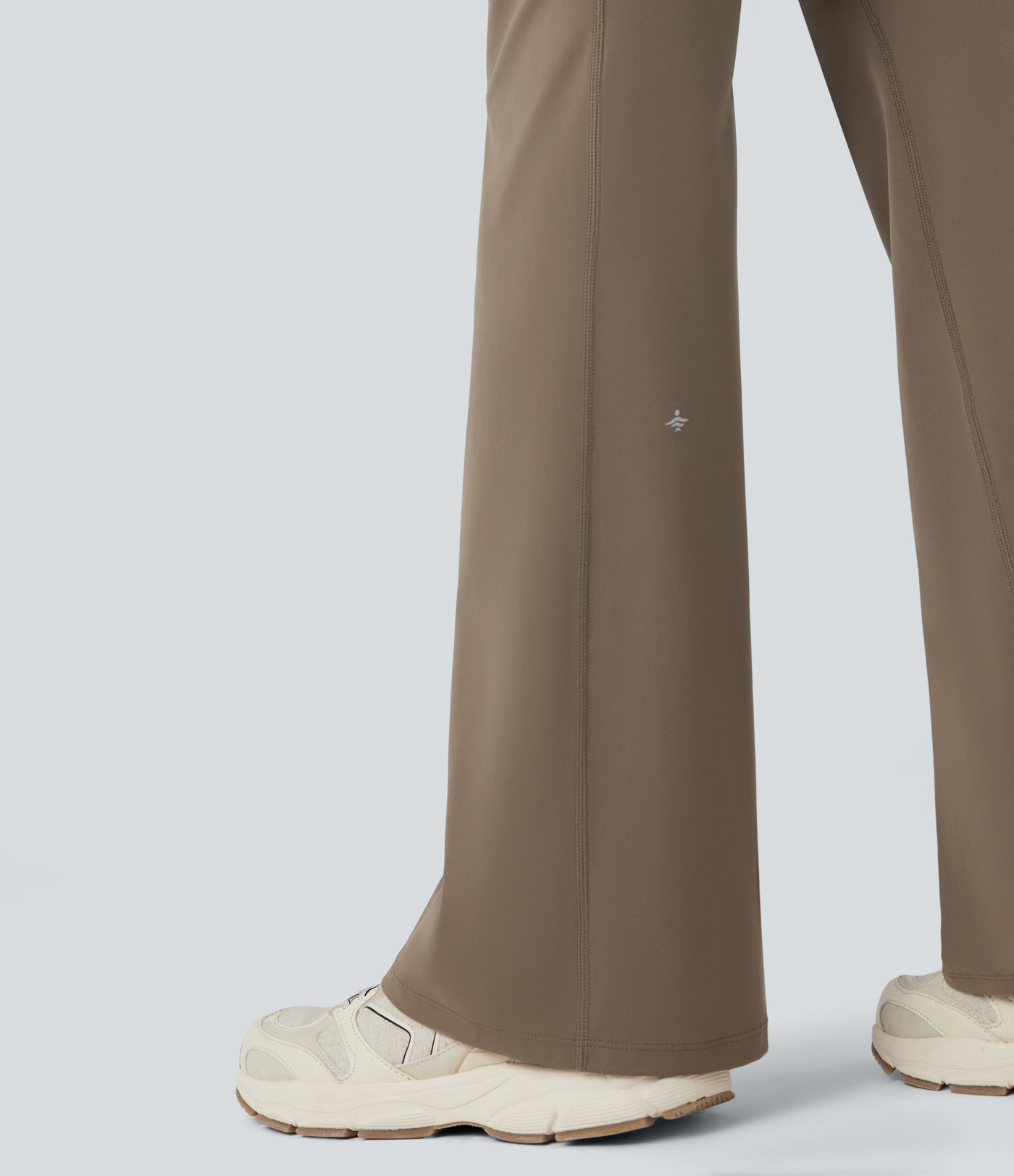 Halara UltraSculpt™ Foldover Mid Rise Ruched Tummy Control Dance Bootcut Leggings with Pockets