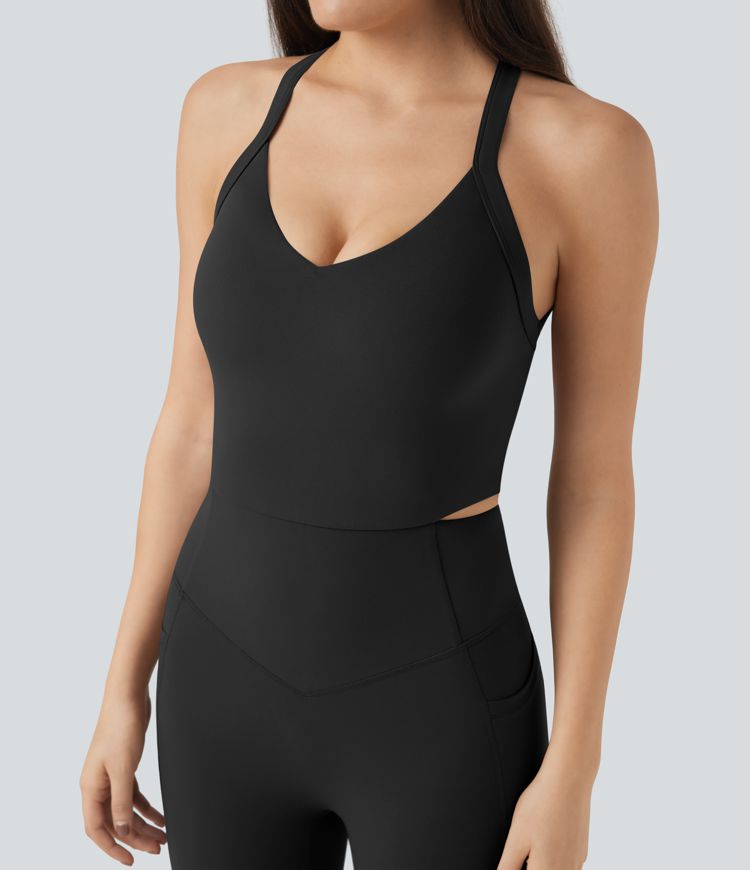 Halara UltraSculpt™ Tummy Control Training Jumpsuit with Pockets-Easy Peezy Edition