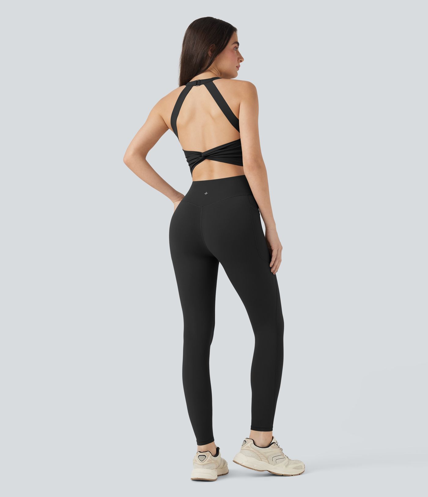 Halara UltraSculpt™ Tummy Control Training Jumpsuit with Pockets-Easy Peezy Edition