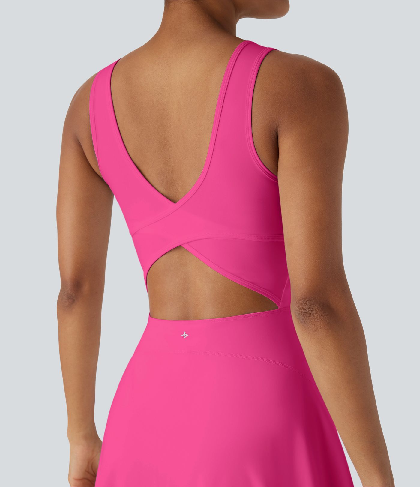 SoftlyZero™ Airy U Neck 2-in-1 Pocket Mini Cool Touch Dance Active Dress