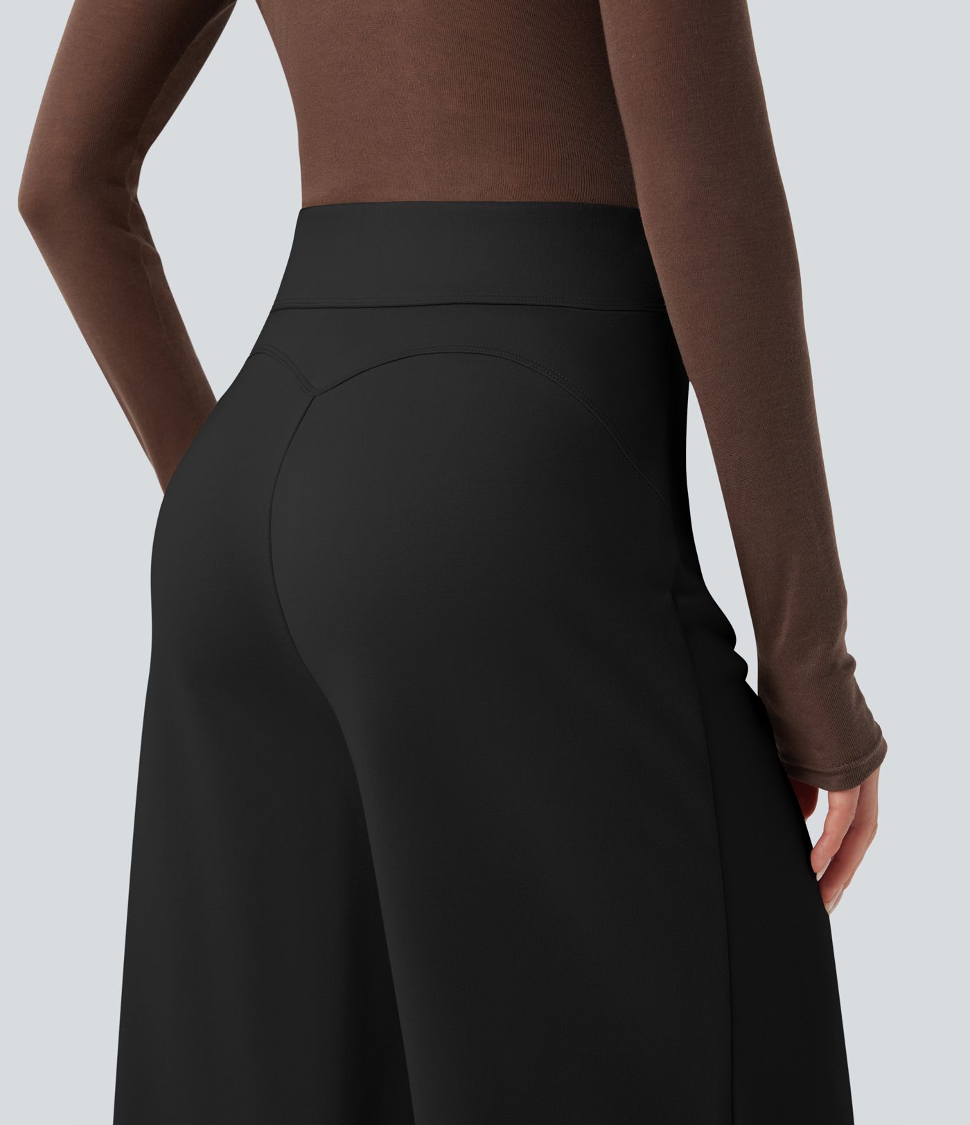 Halara Flex™ High Waisted Wide Leg Work Pants with Pockets