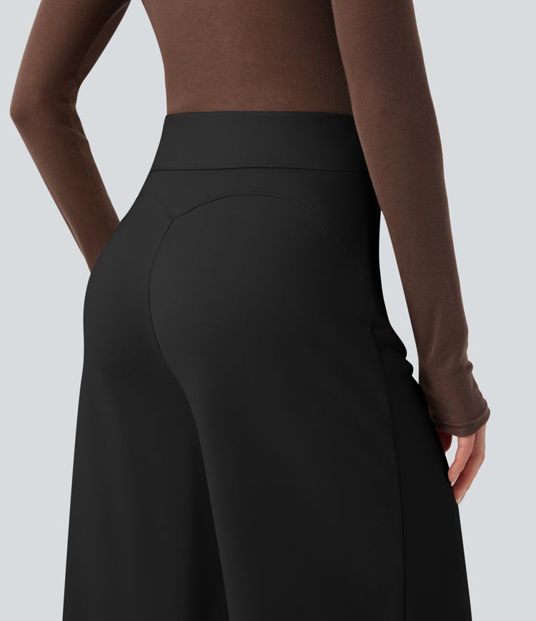 Halara Flex™ High Waisted Wide Leg Work Pants with Pockets