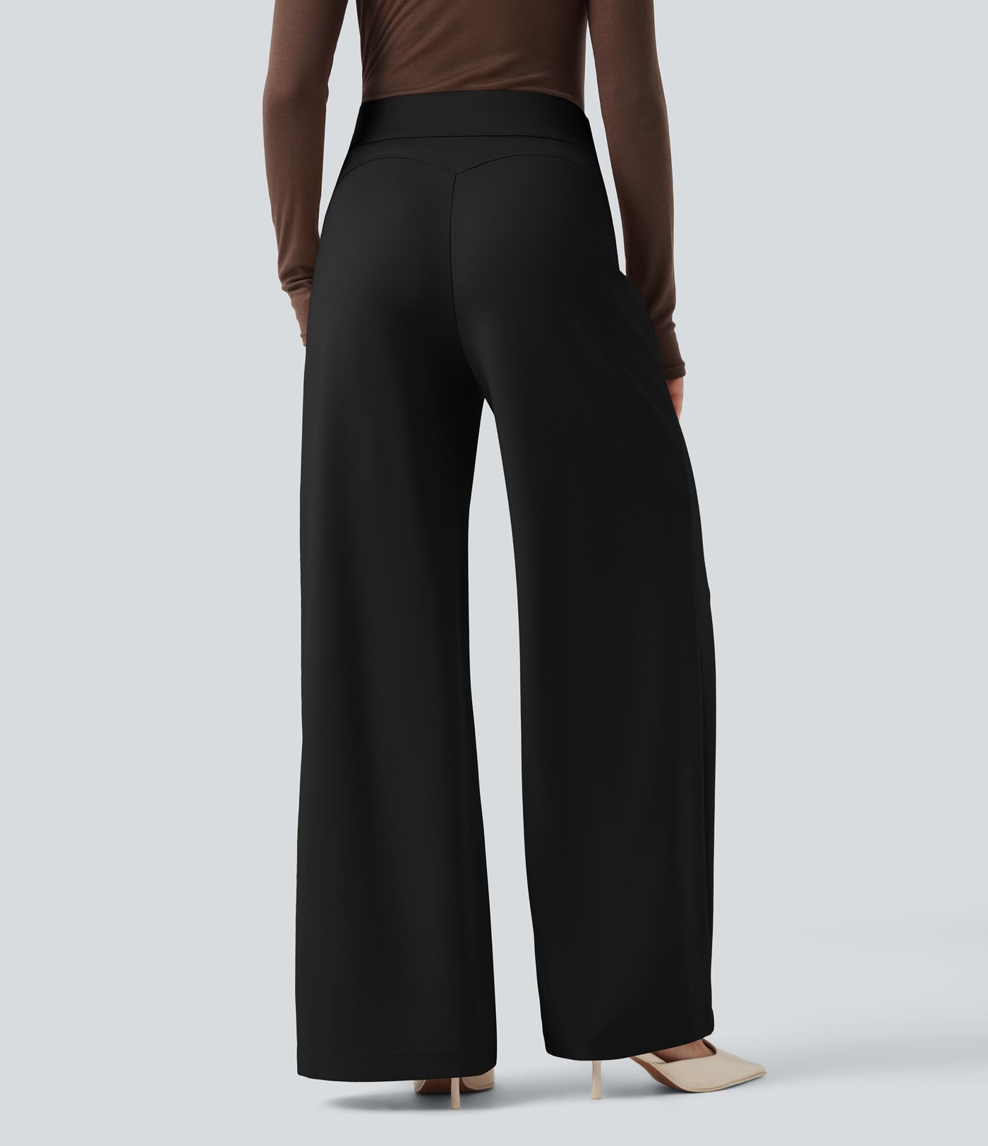 Halara Flex™ High Waisted Wide Leg Work Pants with Pockets