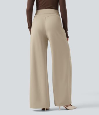 Halara Flex™ High Waisted Wide Leg Work Pants with Pockets