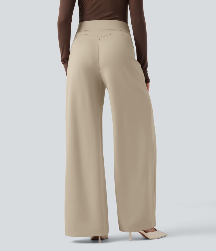 Halara Flex™ High Waisted Wide Leg Work Pants with Pockets