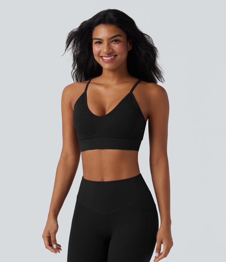 OneForm Seamless Flow Low Support Yoga Sports Bra