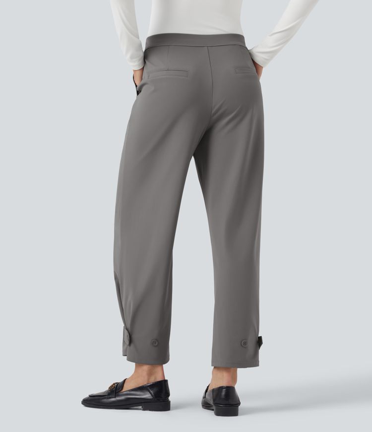 Pantalon tailleur fuselé Halara Flex™ taille mi-haute largeur ajustable avec poches
