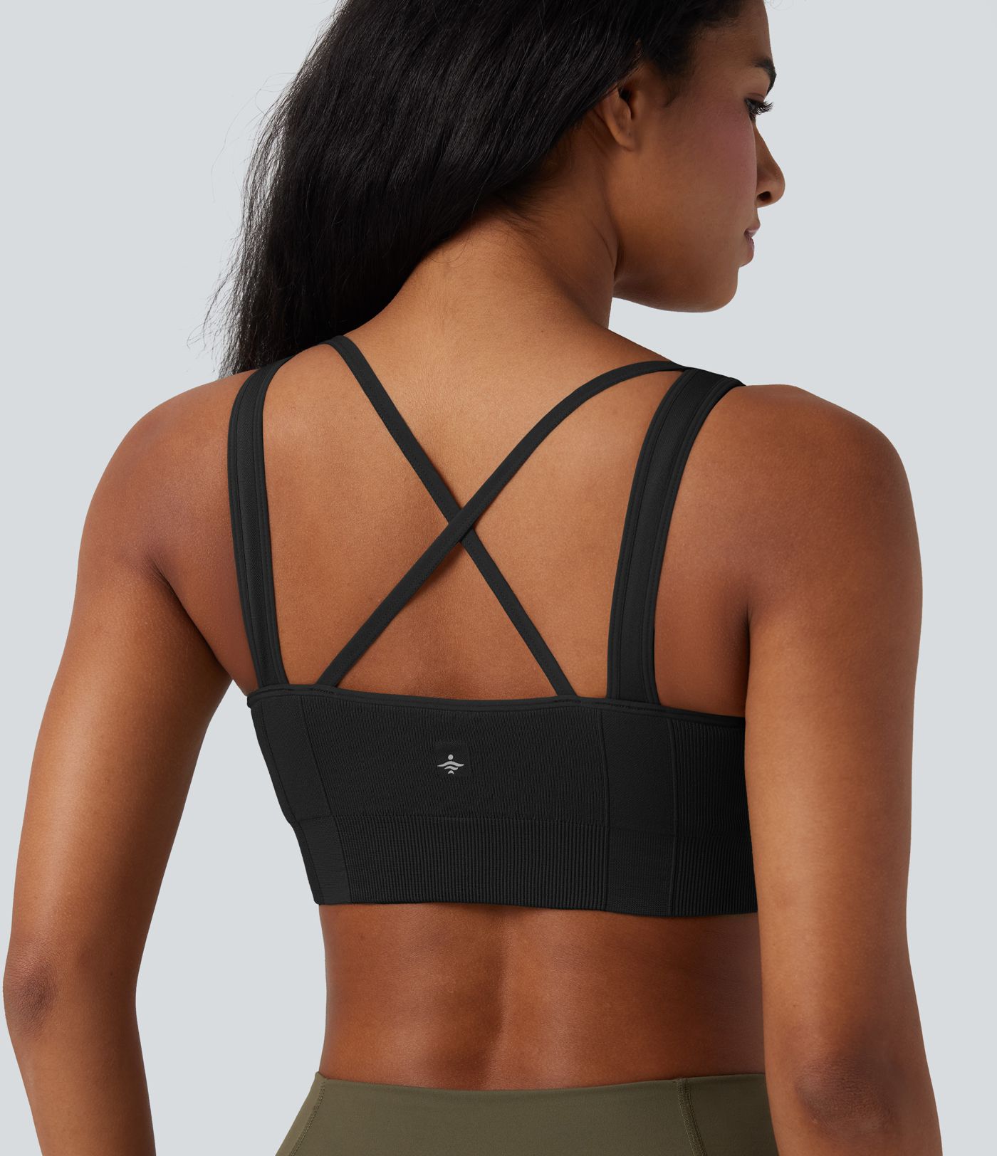 OneForm Seamless Flow Light Support Sweetheart Neck Yoga Sports Bra