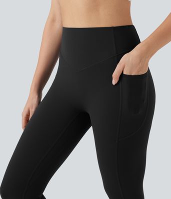 Halara UltraSculpt™ High Waisted Tummy Control Scrunch Shaping Yoga Leggings with Pockets