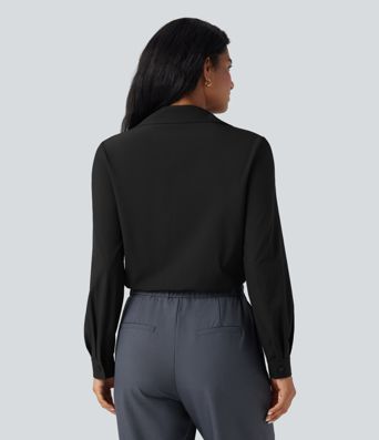 Body chemise de travail Breezeful™ col V manches longues séchage rapide