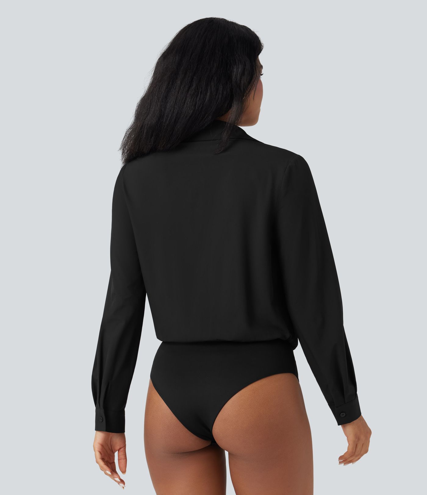 Body chemise de travail Breezeful™ col V manches longues séchage rapide