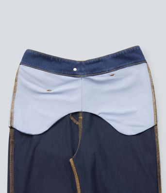 Halara Flex™ Mid Rise Crossover Tummy Control Straight Leg Casual Jeans with Pockets