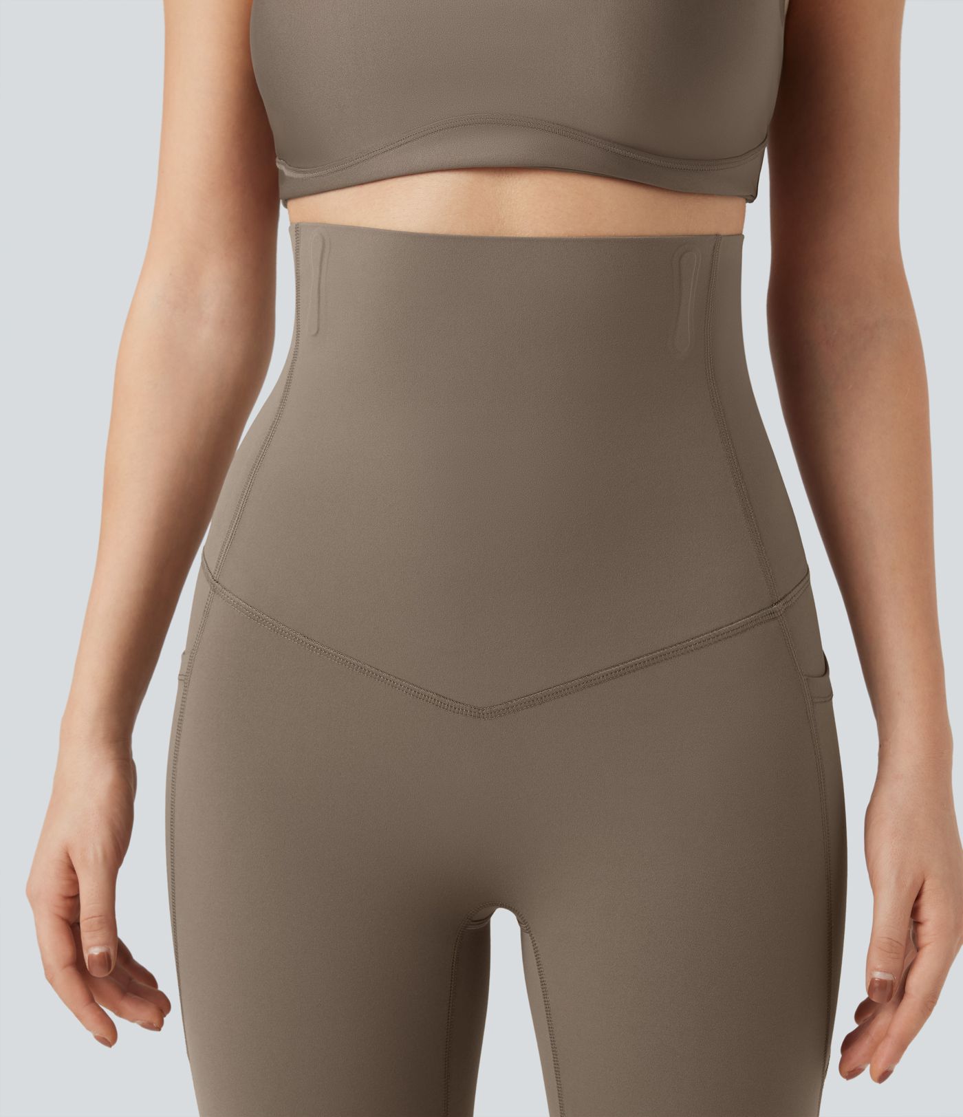 Halara UltraSculpt™ Super High Waisted Tummy Control Fishbone Shaping Training Leggings with Pockets