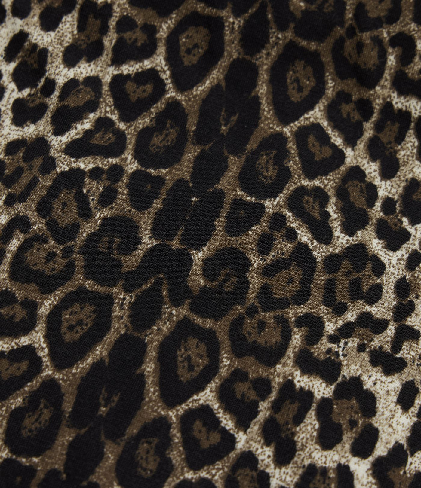 Leopard Print Off Shoulder Long Sleeve Casual Tops