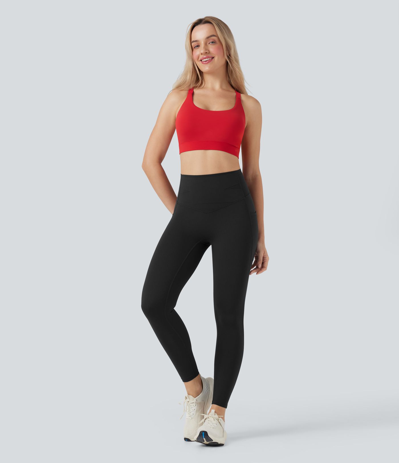 Halara UltraSculpt™ High Waisted Tummy Control Training Leggings with Pockets