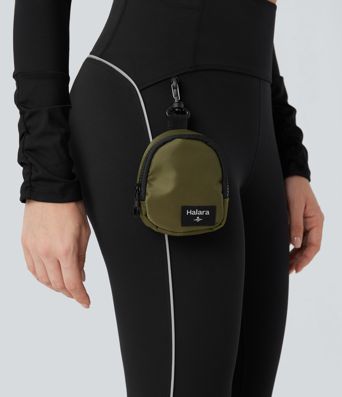 SoftlyZero™ Reflective High Waisted Tummy Control Hiking Leggings with Pockets-UPF50+