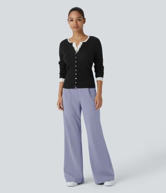Halara Flex™ DayStretch High Waisted Pocket Work Flare Pants