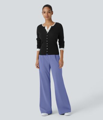Halara Flex™ DayStretch High Waisted Pocket Work Flare Pants
