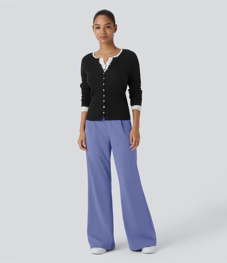 Halara Flex™ DayStretch High Waisted Pocket Work Flare Pants