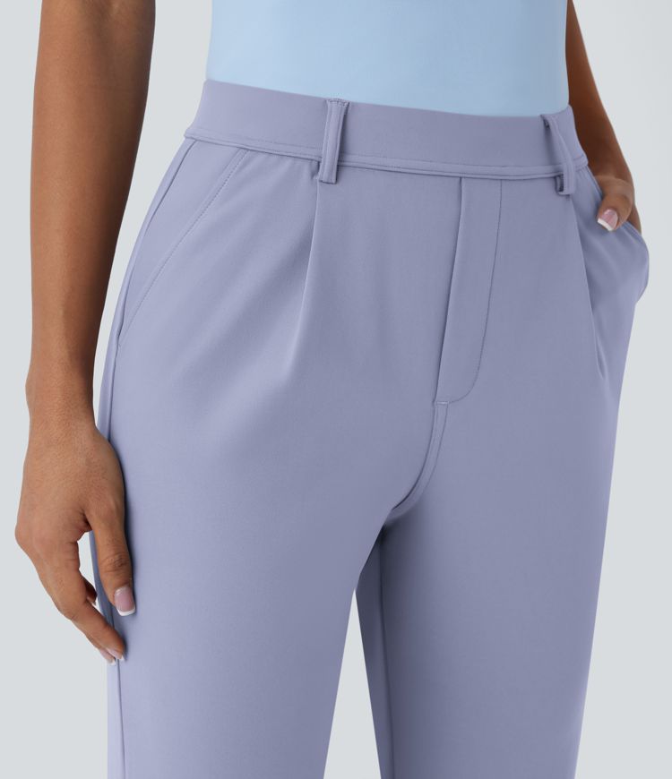 Halara Flex™ DayStretch High Waisted Pocket Ankle Length Tapered Work Pants Halara Flex™ DayStretch High Waisted Pocket Ankle Length Tapered Work Pants