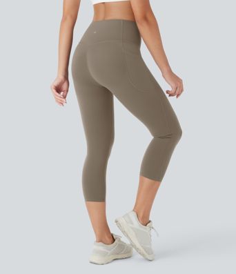 Halara UltraSculpt™ High Waisted Butt Lifting Tummy Control Pocket Shaping Capri Training Leggings