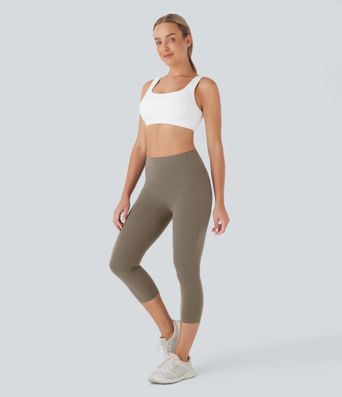 Halara UltraSculpt™ High Waisted Butt Lifting Tummy Control Pocket Shaping Capri Training Leggings