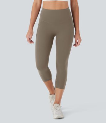 Halara UltraSculpt™ High Waisted Butt Lifting Tummy Control Pocket Shaping Capri Training Leggings