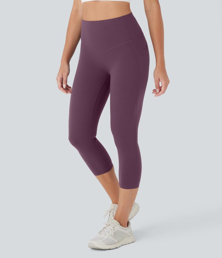 Halara UltraSculpt™ High Waisted Butt Lifting Tummy Control Pocket Shaping Capri Training Leggings