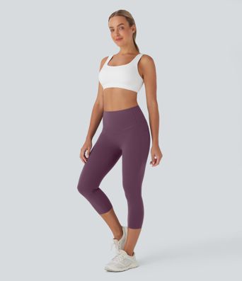 Halara UltraSculpt™ High Waisted Butt Lifting Tummy Control Pocket Shaping Capri Training Leggings