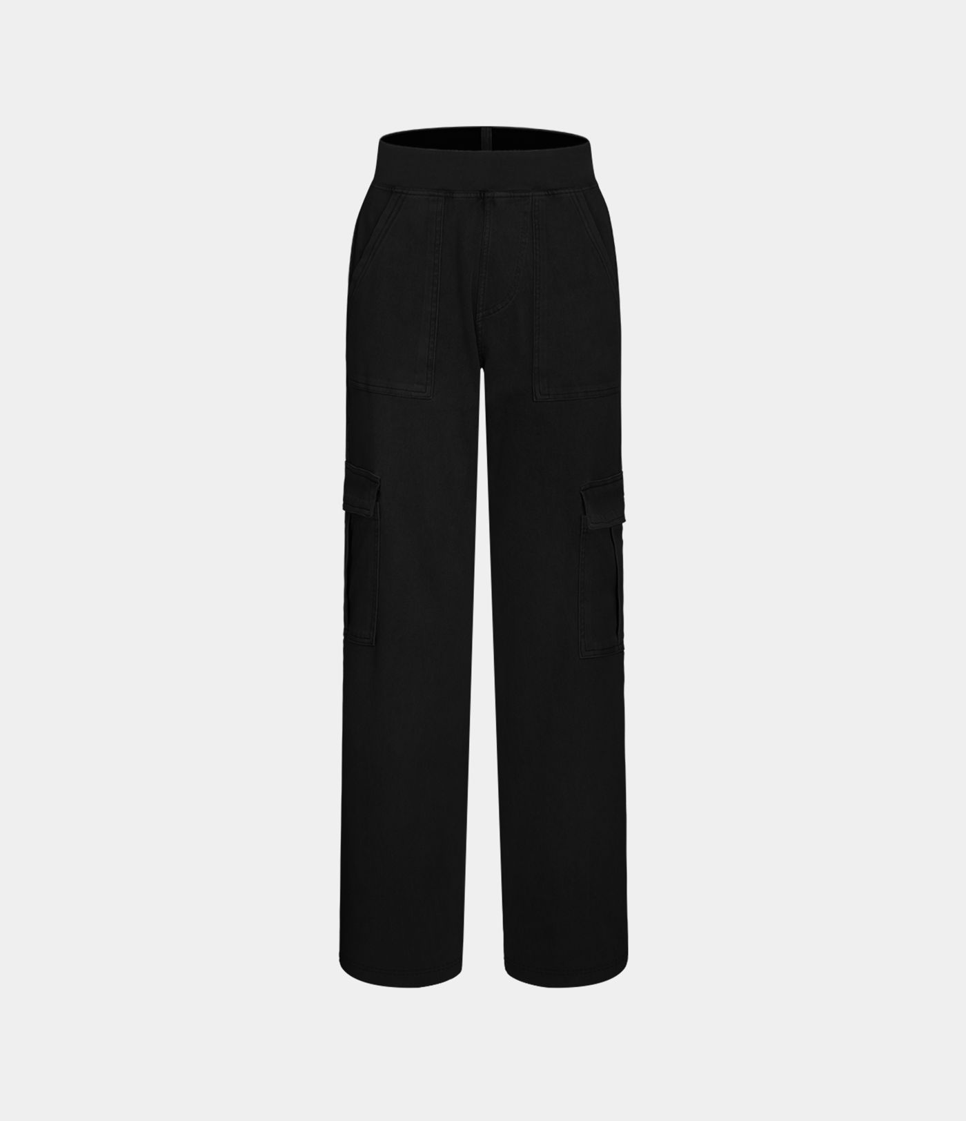 Halara Flex™ Mid Rise Pockets Straight Leg Casual Cargo Jeans