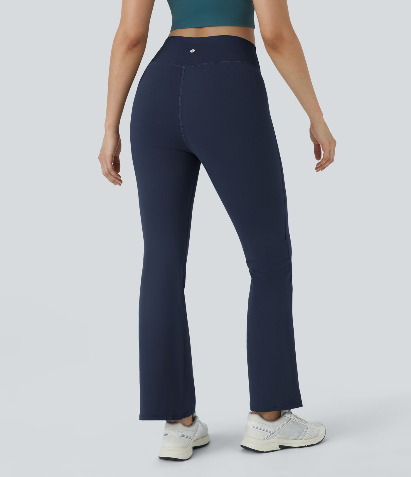 DayStretch High Waisted Crossover Flare Yoga Leggings