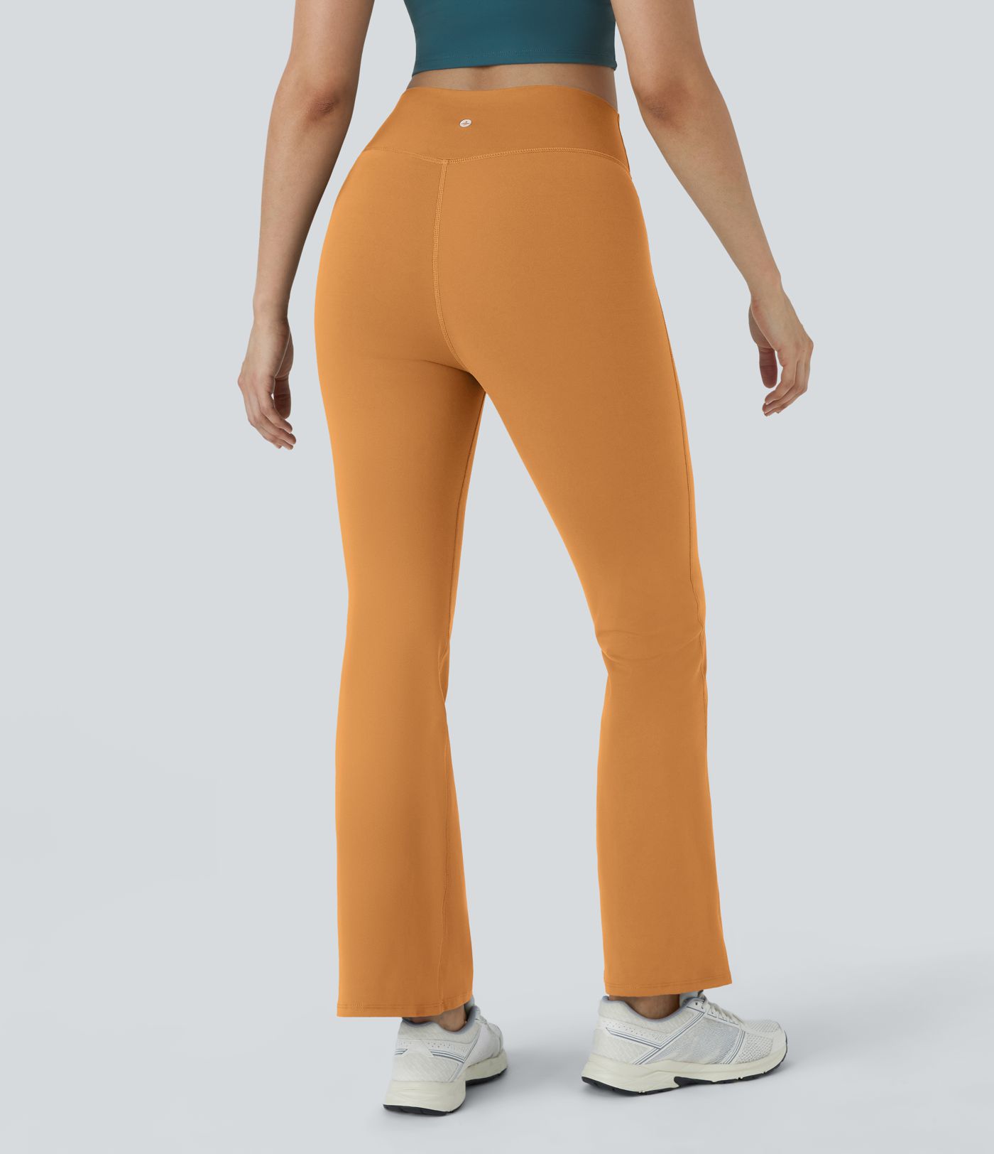 DayStretch High Waisted Crossover Flare Yoga Leggings