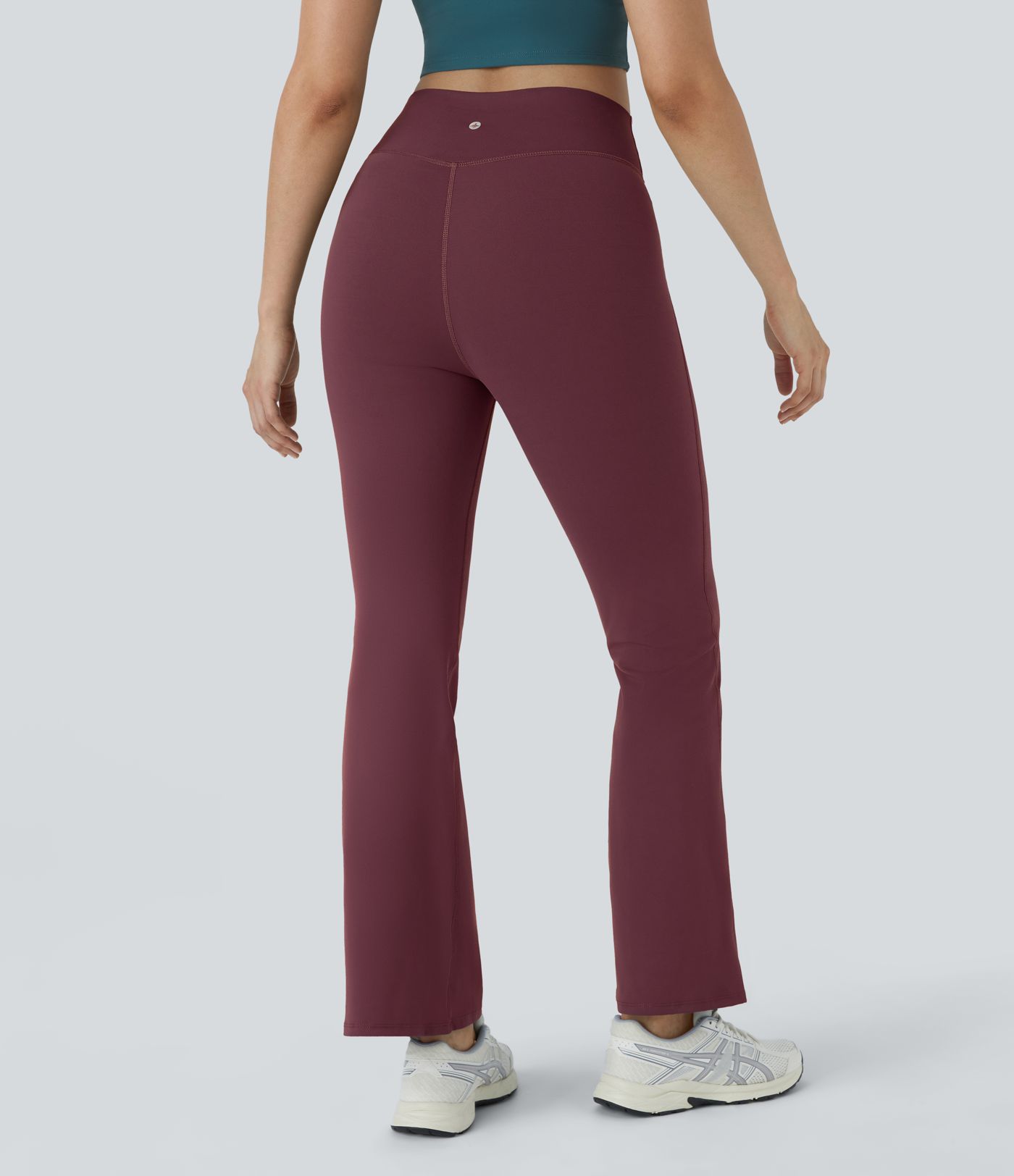 DayStretch High Waisted Crossover Flare Yoga Leggings
