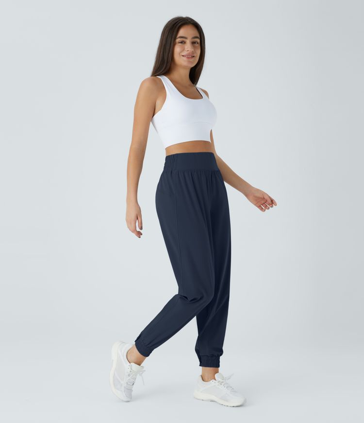 Pantalon de randonnée taille haute avec élastique à la taille