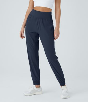 Pantalon de randonnée taille haute avec élastique à la taille