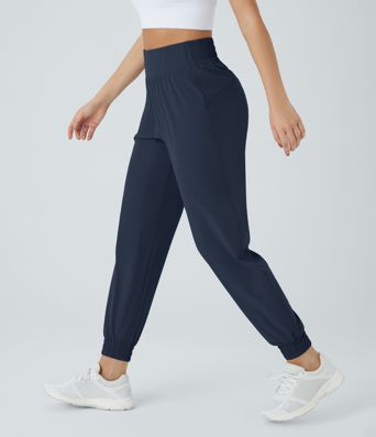 Pantalon de randonnée taille haute avec élastique à la taille