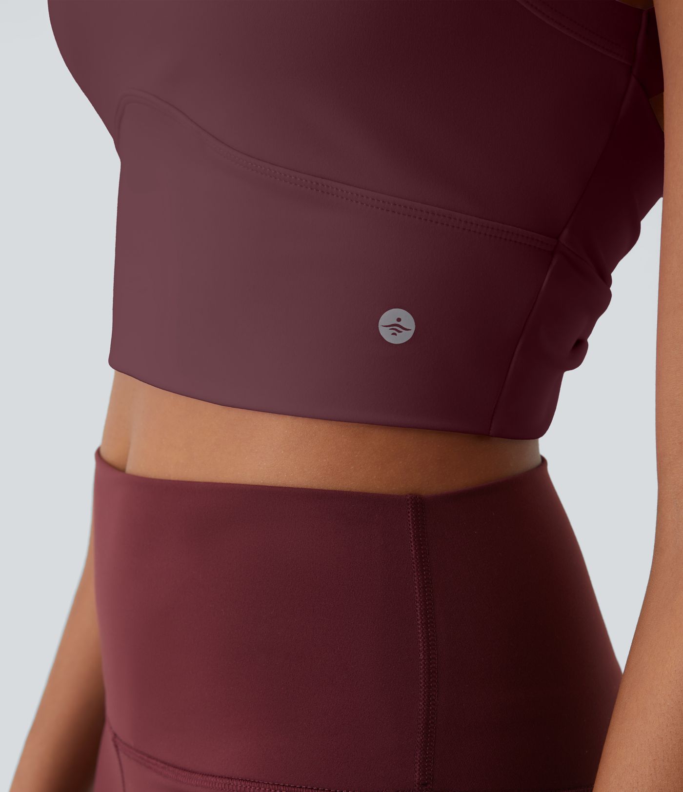 SoftlyZero™ Plush Cut Out Cropped Yoga Tank Top SoftlyZero™ Plush Cut Out Cropped Yoga Tank Top
