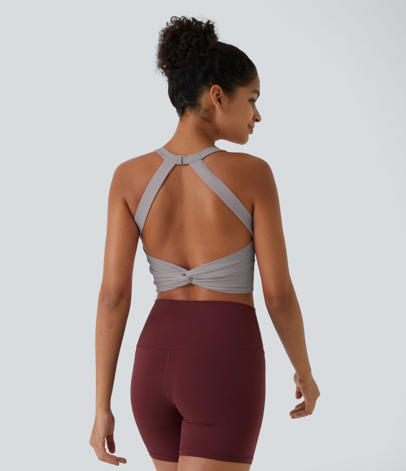 Softlyzero™ Plush - Rückenfreies, verkürztes Yoga-Tanktop - A-C Cups