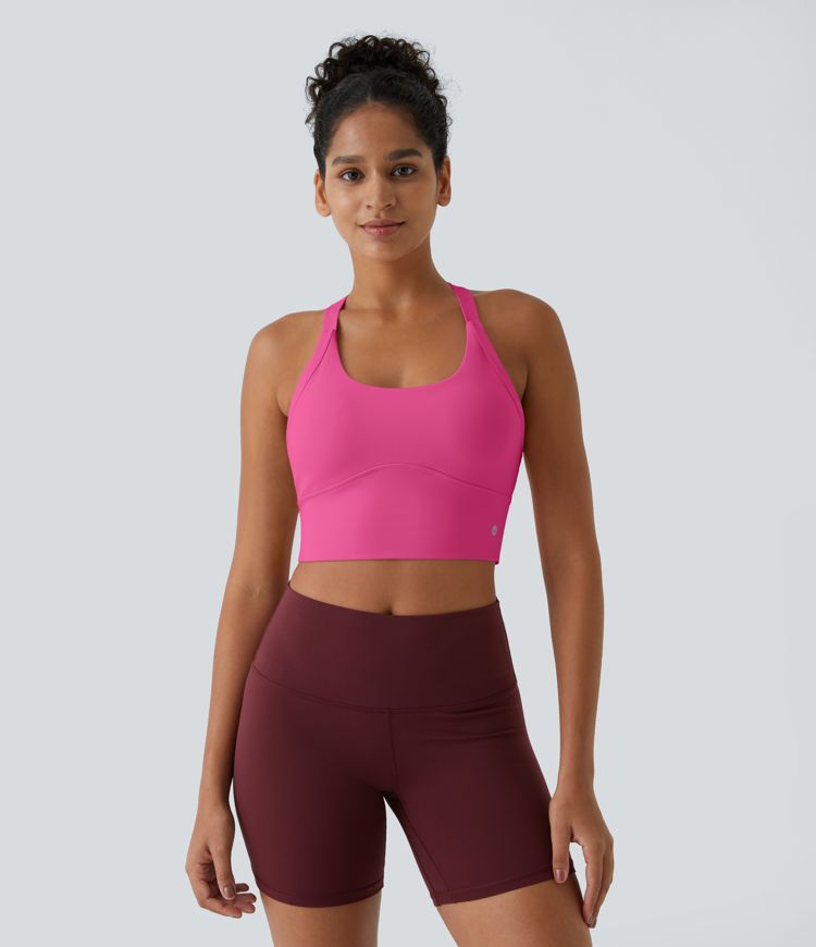 SoftlyZero™ Plush Cut Out Cropped Yoga Tank Vest Top