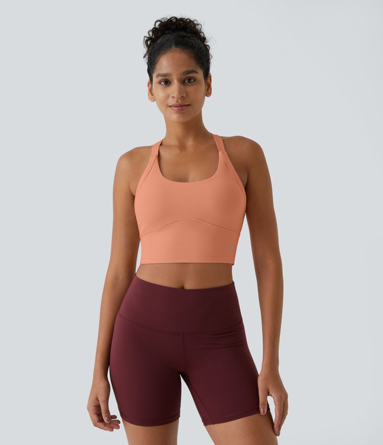 SoftlyZero™ Plush Cut Out Cropped Yoga Tank Top
