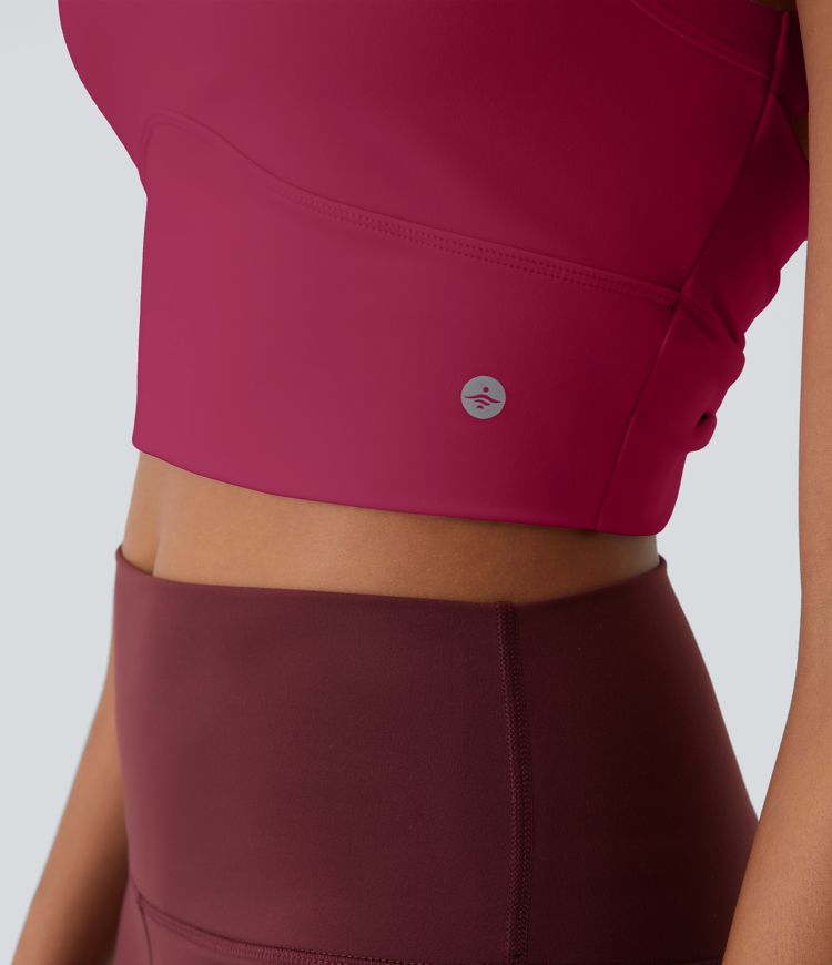 SoftlyZero™ yoga débardeur coupé et découpé à faible maintien pour bonnets A-C