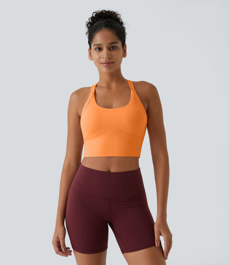 SoftlyZero™ Plush Cut Out Cropped Yoga Tank Top