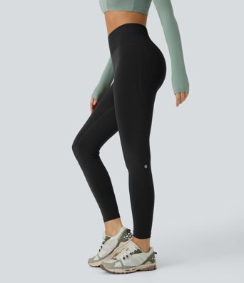 OneForm Seamless Flow Mid-Rise Yoga-Leggings - mittelhoher Bund, bauchformend und mit Po-Lifting-Effekt OneForm Seamless Flow Mid-Rise Yoga-Leggings - mittelhoher Bund, bauchformend und mit Po-Lifting-Effekt